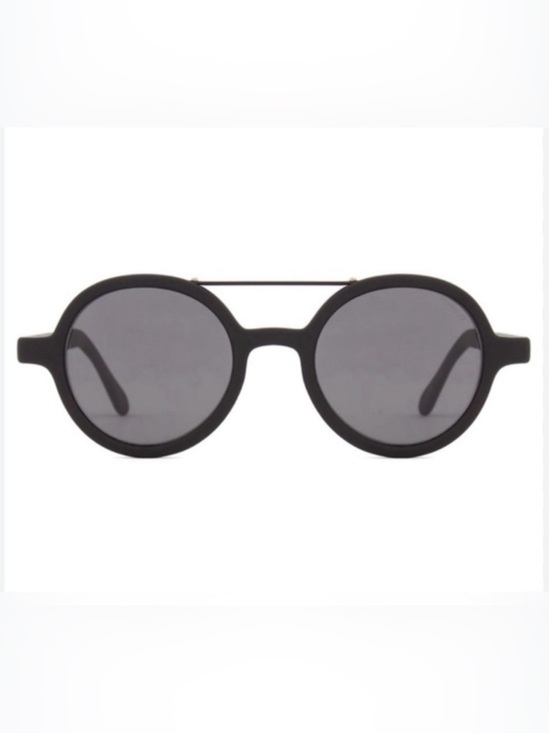 KOMONO sunglasses glossy black round NEW vivien